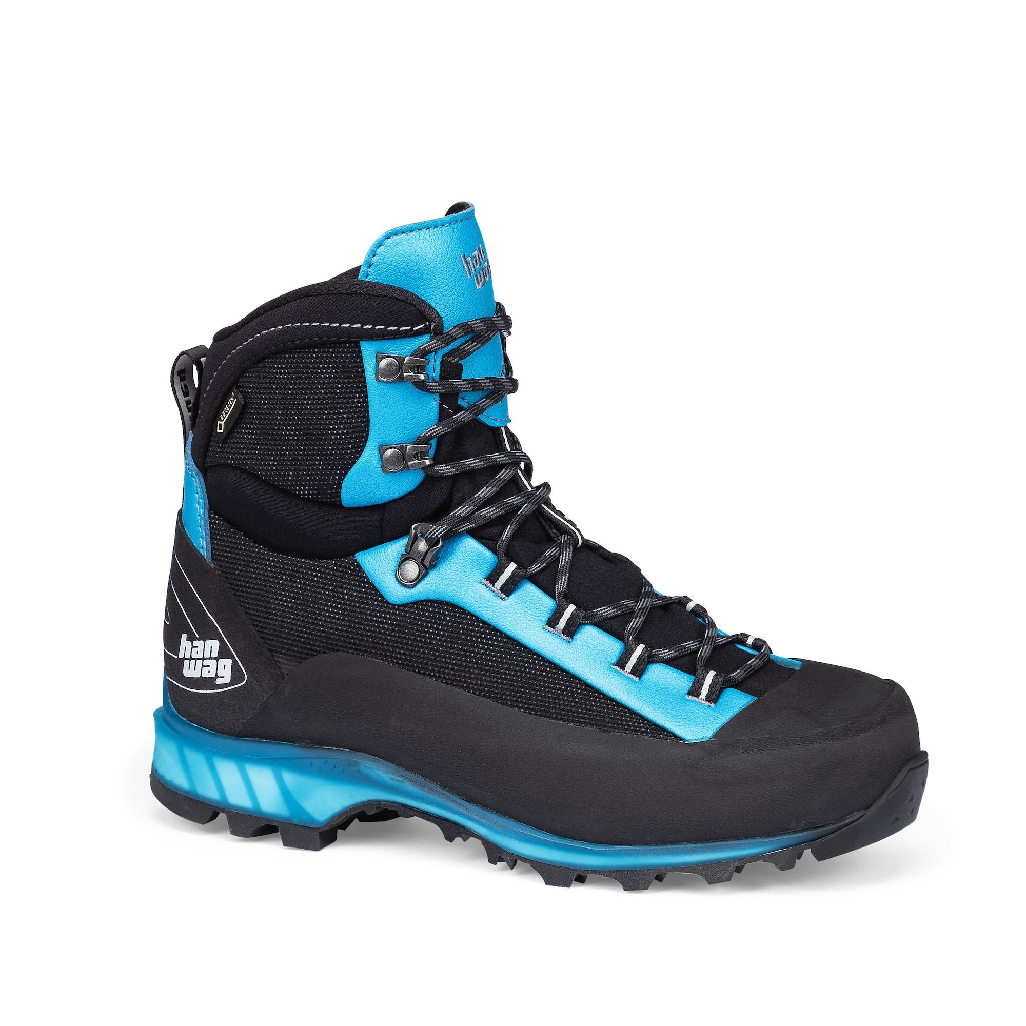 Hanwag Women's Ferrata II GTX Mountaineering Boots Black/Azure QCGUF6950